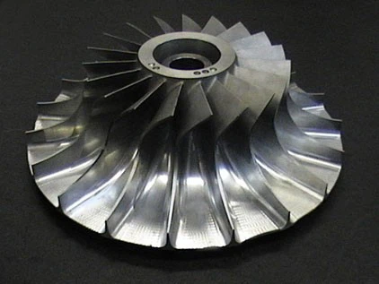 CNC Machining Turbine Wheel For Engine Billet Turbo Supercharger Impeller